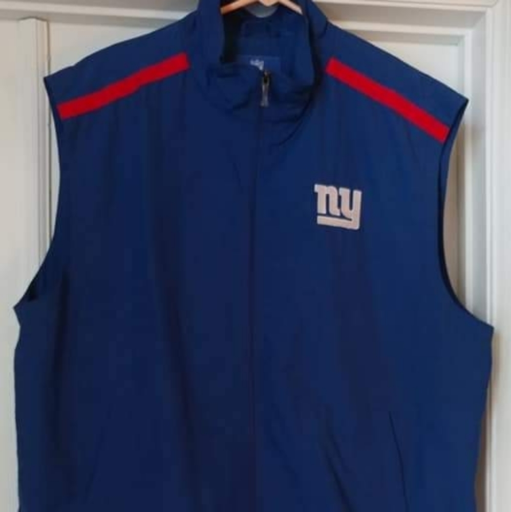 NEW YORK GIANTS VINTAGE NFL VEST SIZE: LARGE-XLARG EXCELLENT CONDITION